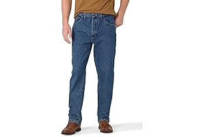 Traditional Relaxed Fit Jeans Designed for Mature Gentlemen
