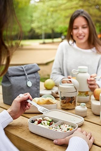 Miniatura 4 de Lékué Tarro to Go 20.3 fl oz Orgánico, Beige, 20.3 fl oz