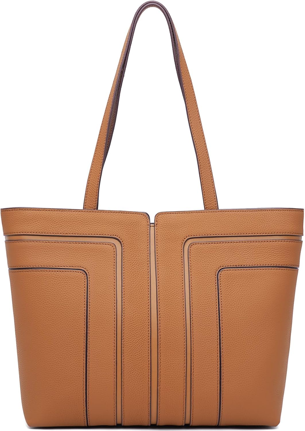 FOXLOVER Genuine Leather Tote Bag for Women Work Large Shoulder Purses Satchel Handbags