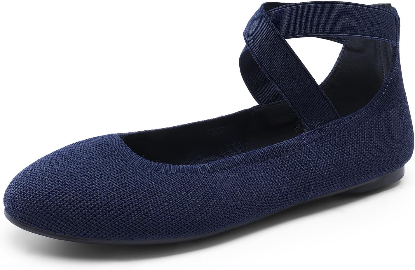 DREAM PAIRS Women's Comfortable Fashion Elastic Ankle Straps Flats Shoes