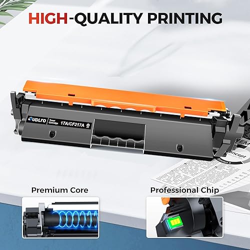 Miniatura 4 de Cartucho de tóner 17A HP CF217A - Reemplazo para 17A CF217A a compatible con impresora Laserjet Pro M102w M130nw M130fw M130fn M102a M130a Pro MFP