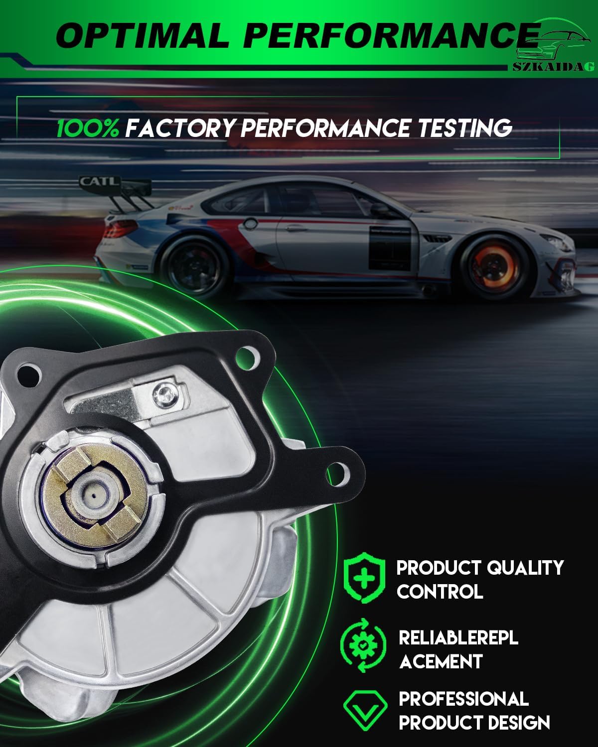 Brake Vacuum Pump for:-Mercedes-Benz E350 2011 2012 2013 E320 GL350 GL320 ML350 ML320 R320 R350 S350 2007-2013 Replacement OE# 6422300165, 724807390, A6422300165