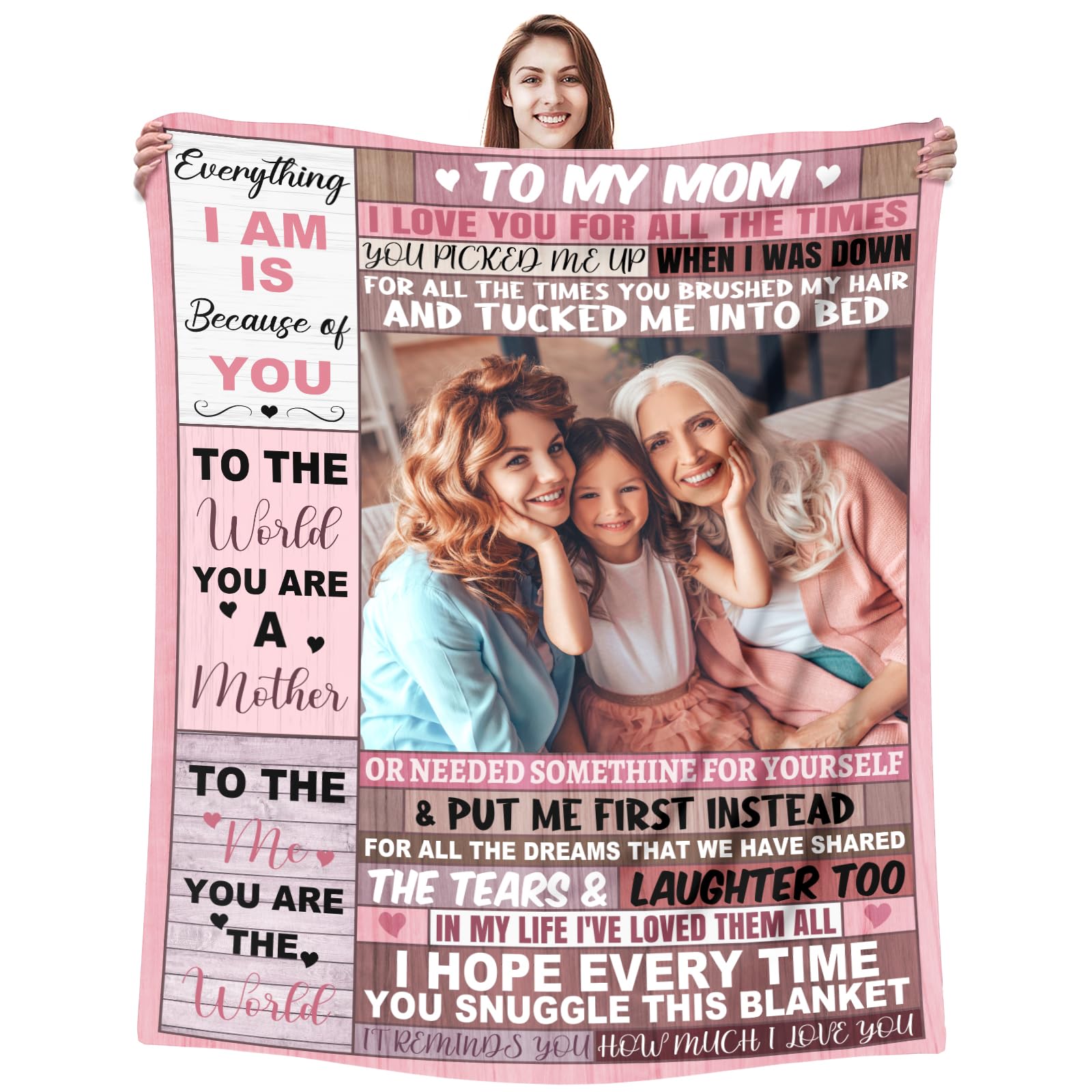 Amazon.com: Hoomall Personalized Blanket for Adults & Kids 28