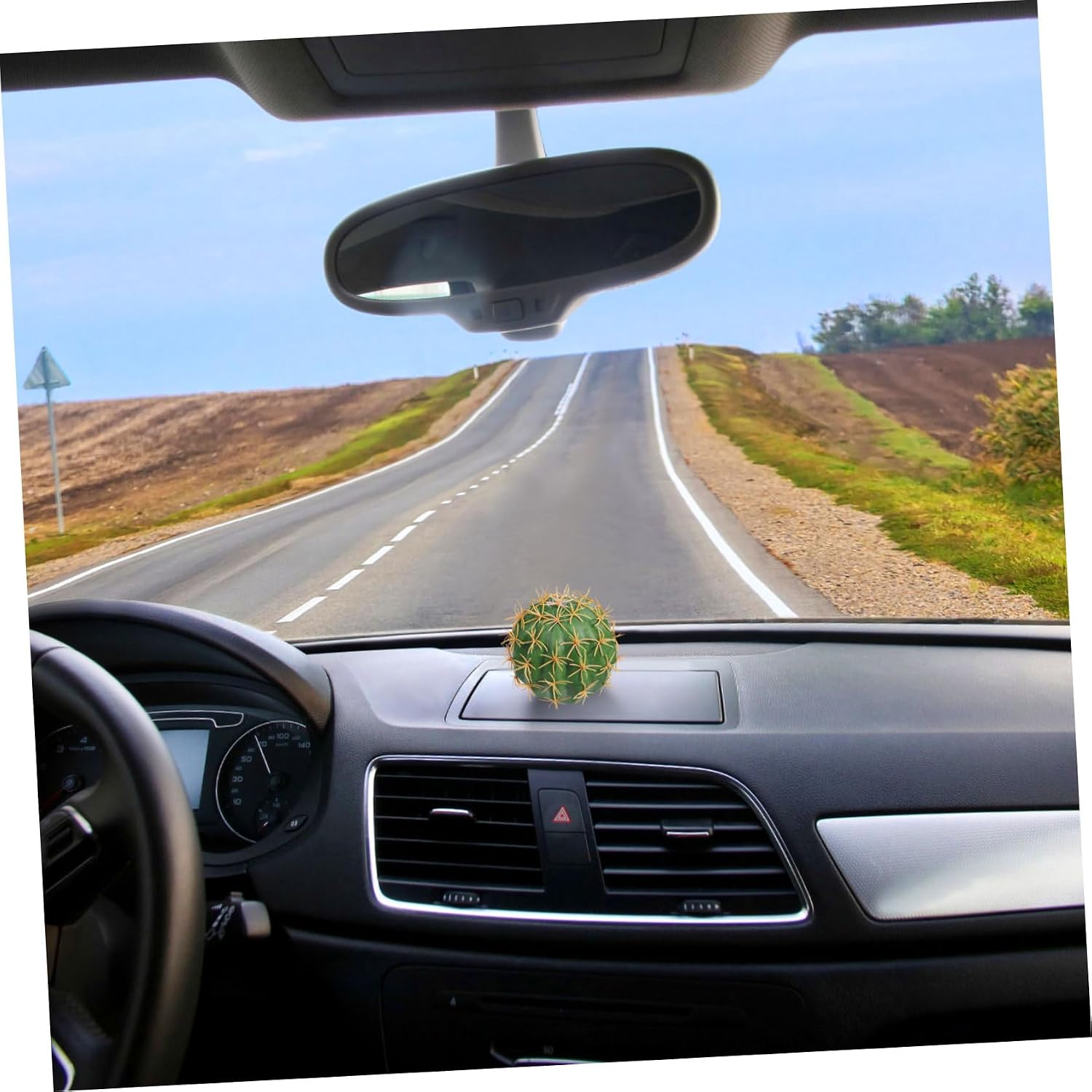 Cabilock Cactus Foam Car Antenna Topper Cute Cartoon Decoration Easy Installation Durable Water-Resistant Material for Vehicles Trucks and Suvs