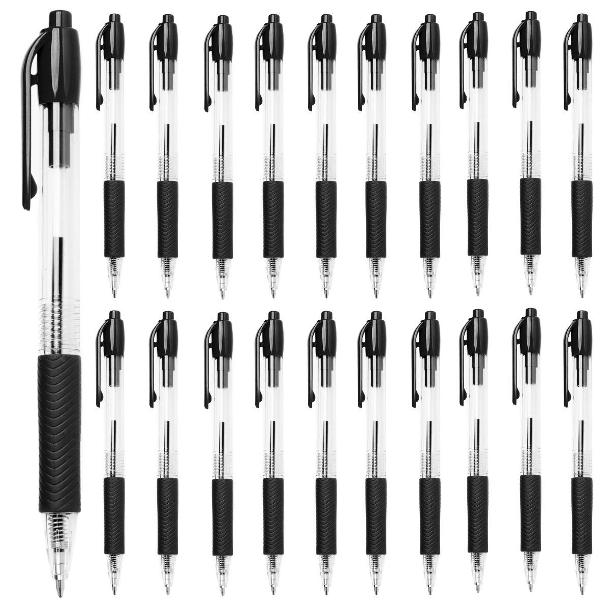 Simply Genius (20 Pack) Retractable Ballpoint Pens Medium Point Click Pens For Journal Notebook Writing Office Supplies Pens
