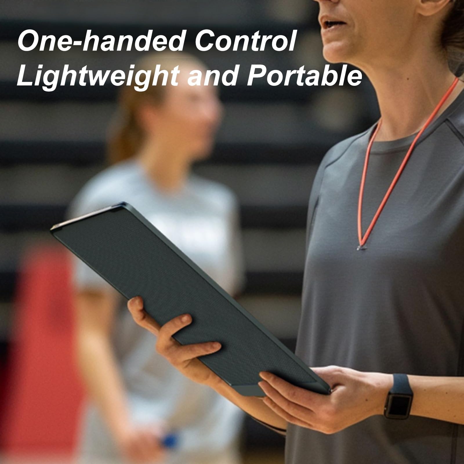 Taktische Markierungstafel mit LCD-Bildschirm, Volleyball-Klemmbrett for Trainer, Einzelne Löschtaste, mit Eingabestift, for Strategieplanung und Wettkampf