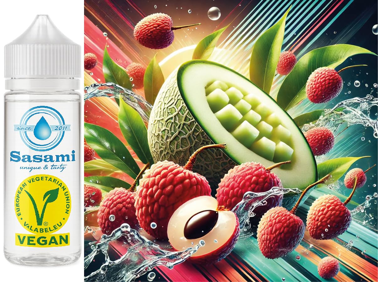 Lychee Nectar - Melone-Litschi Aroma Konzentrat - Vegan - Sasami - 100ml