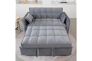 Comfy Velvet Full Sleeper Sofa Bed: Perfect for Compact Spaces