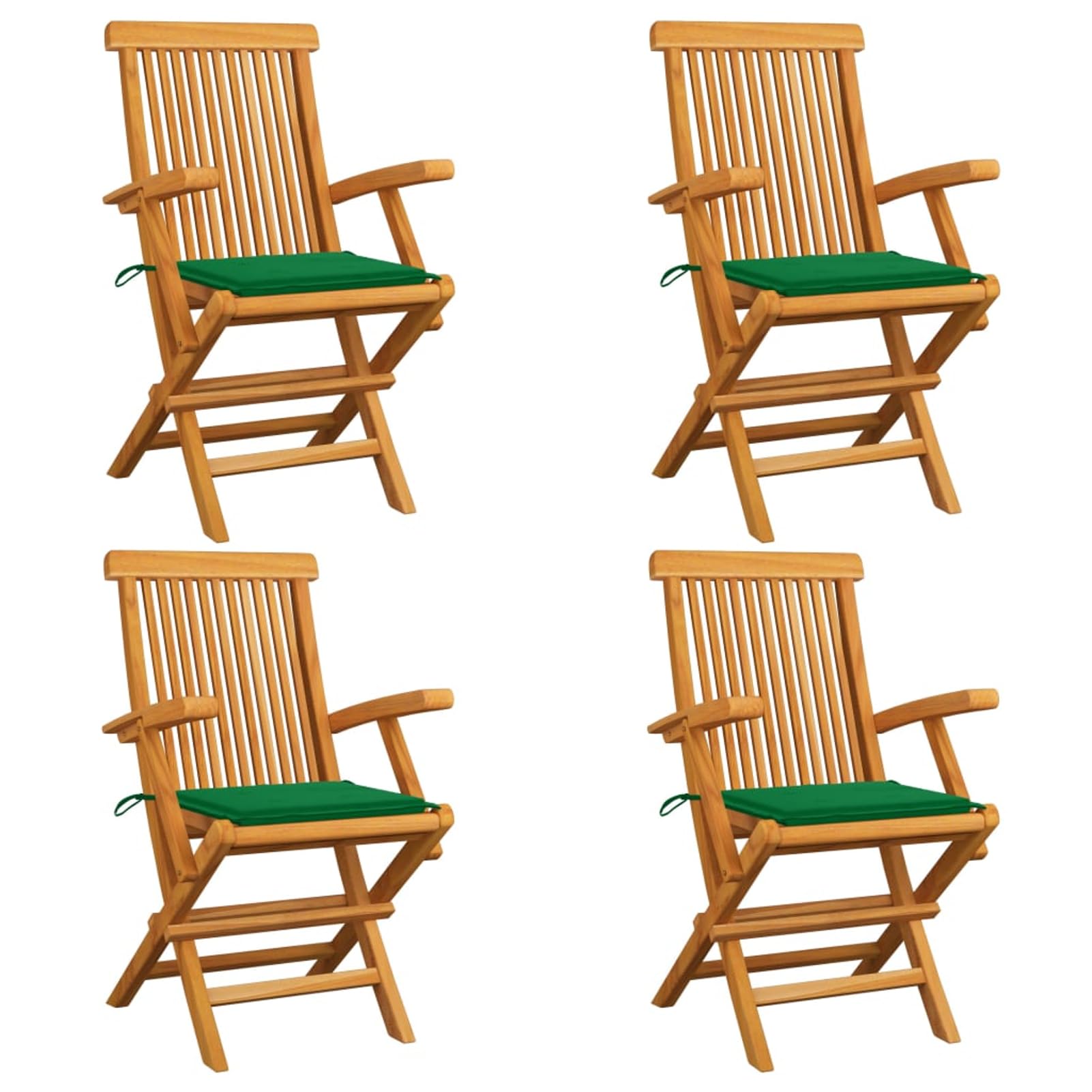 Chaises de jardin en teck massif pour retrouver le plaisir des repas partagés lot de 4