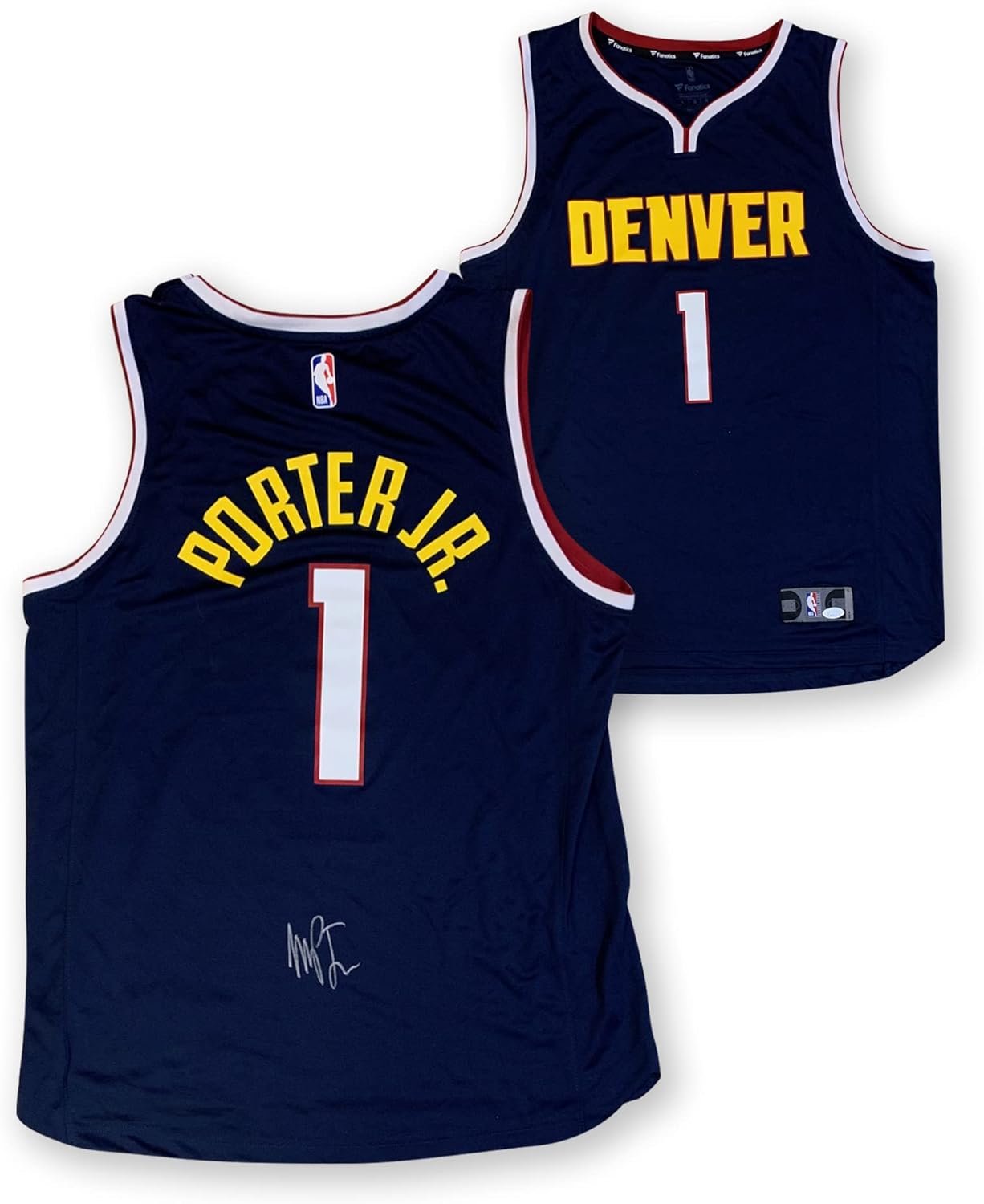 Michael Porter Jr Autographed Denver Signed Fanatics Basketball Jersey