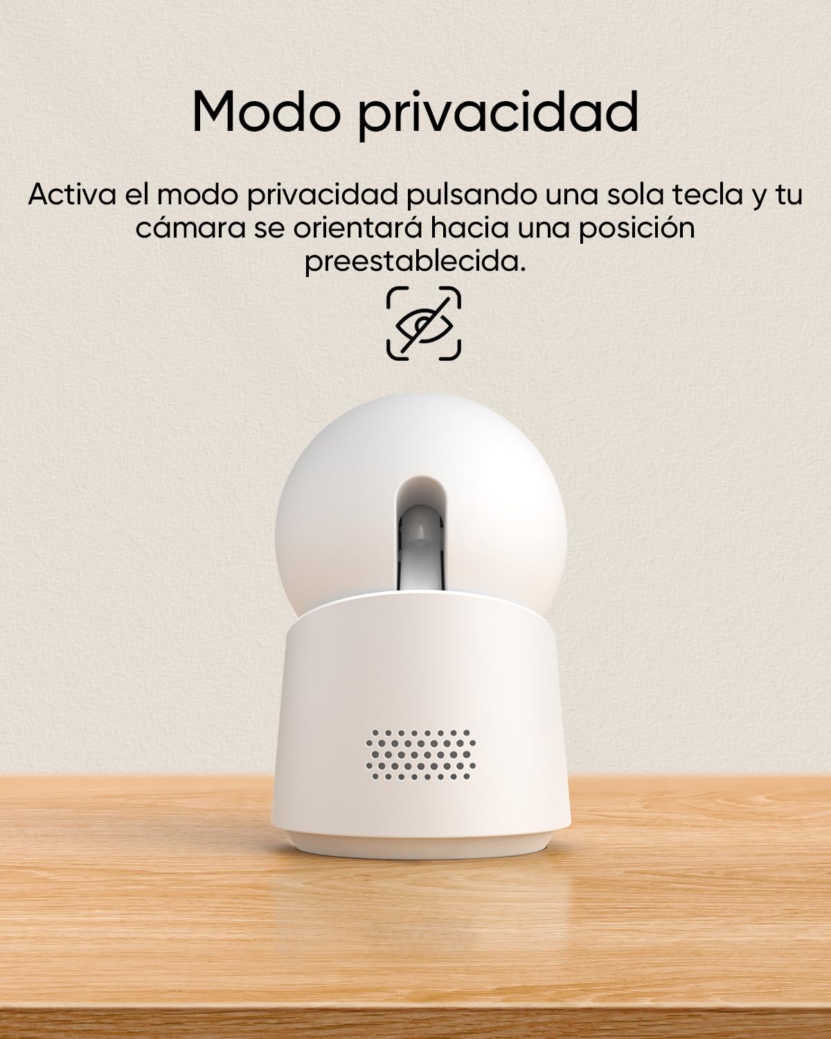 eufy Security Indoor CAM C220 Camara vigilancia WiFi Interior con Cable, resolución 2K con PTZ de 360°, Human/Motion AI, Ideal como Monitor de bebés/cámara para Mascotas/Seguridad en el hogar