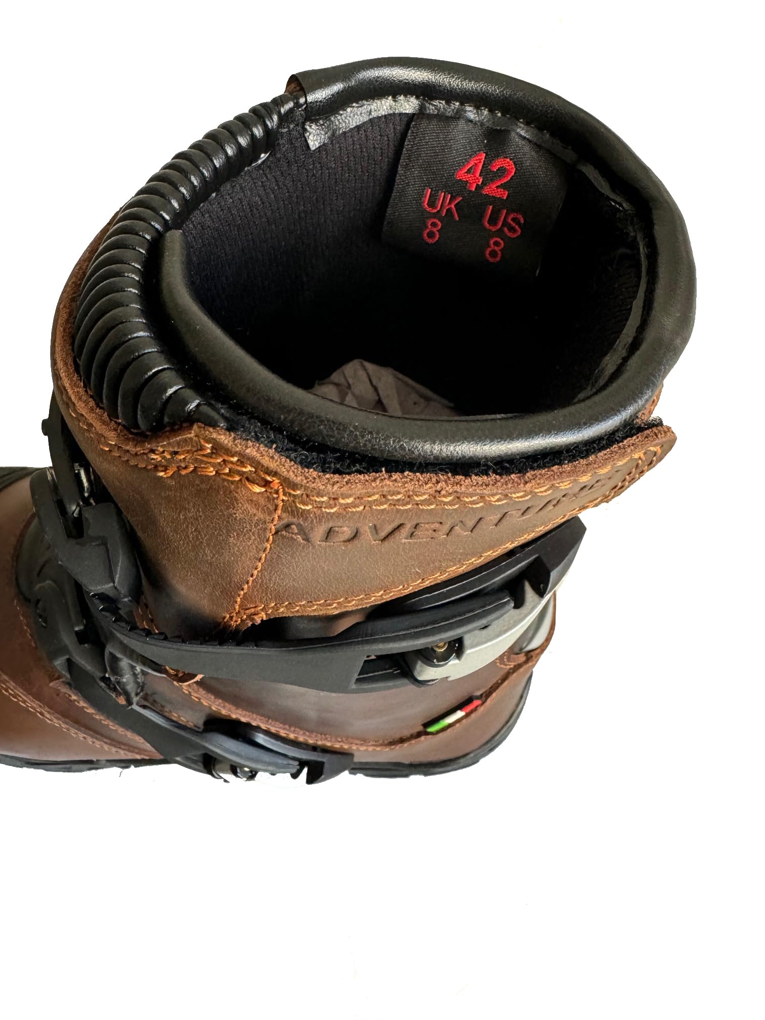 EVIRON Adventure Low - Botas de piel para motocicleta MX todoterreno.