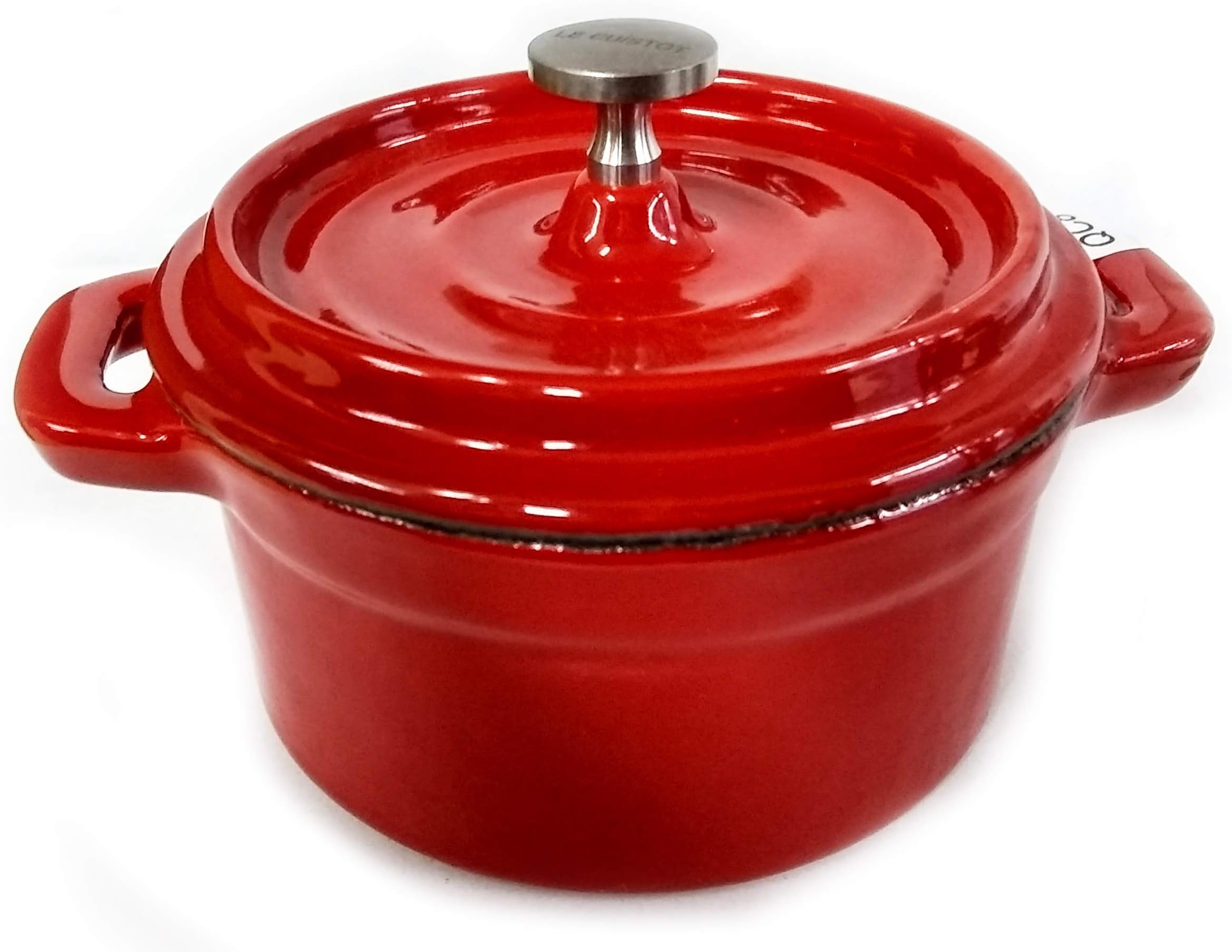 Le Cuistot Round Mini Cocotte 4 Inches - Red
