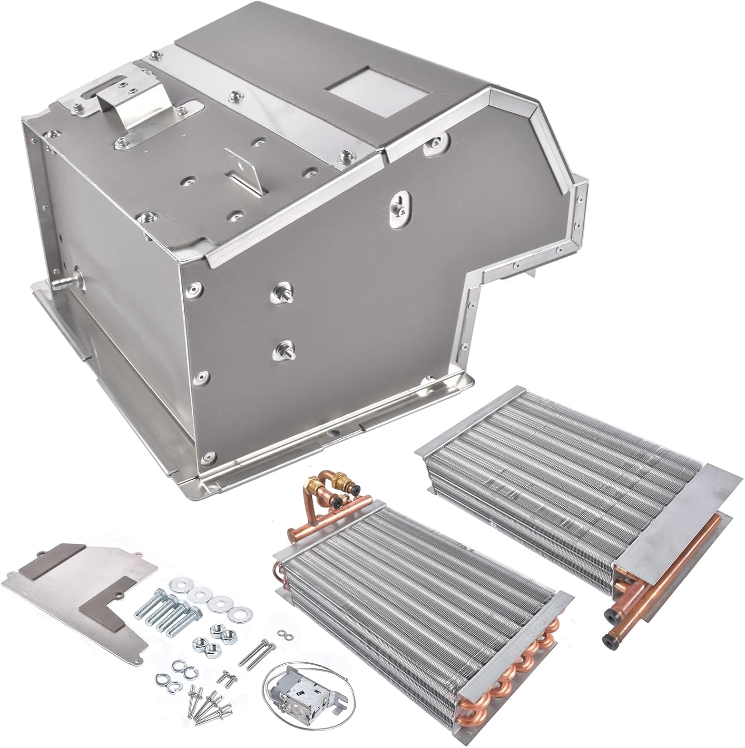 AC Heater Box Assembly Replacement for Kenworth W900 / T600 / T800 / W900B / W900L Series Stainless Steel GELUOXI