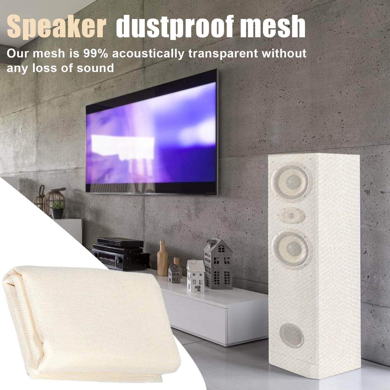 Amazon | eneric スピーカー布生地、スピーカーメッシュ生地