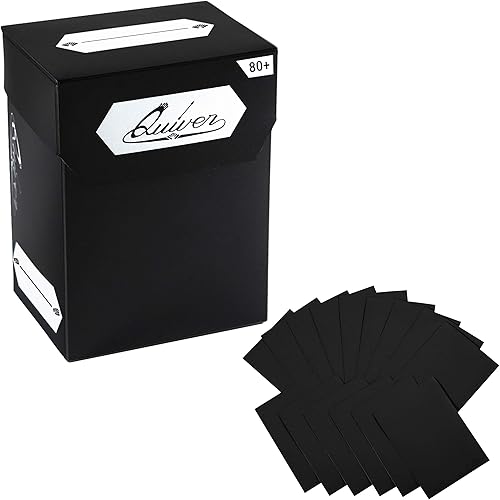 Quiver Time Paquete de cartas coleccionables rojas para cartas coleccionables y fundas para cartas, compatible con Magic The Gathering Cards y otros