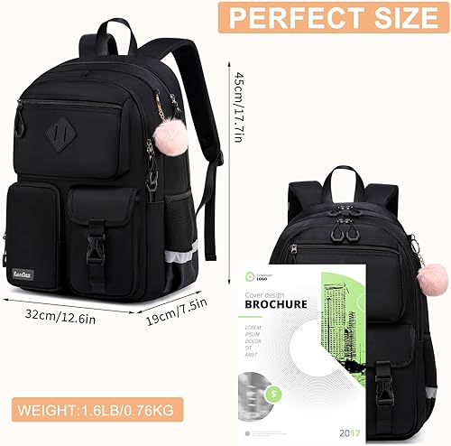 Miniatura 7 de Mochila, Negro -, Mochilas para laptop