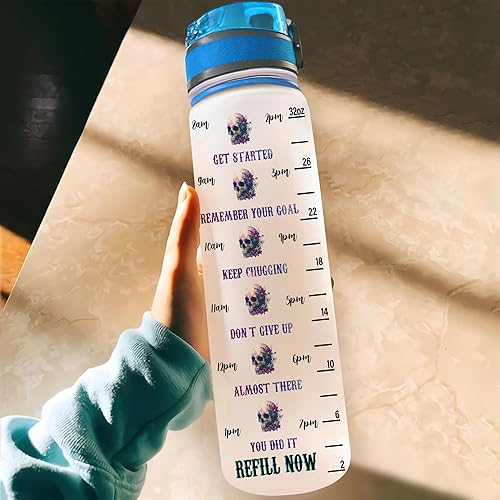 Vista 29 de Hyturtle Botella de agua motivacional personalizada con texto en inglés "Just A Girl Who Loves Butterflies", botella de agua motivacional