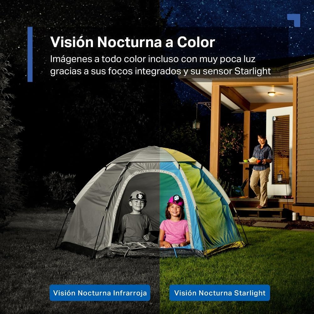 Tapo [2024 Nuevo] C425(2-Pack) – Cámara Wi-Fi de Batería para Exterior/Interior, 2K QHD, 10000mAh, IA Mejorada, Visión Nocturna a Color, Base Magnética, No Requiere Hub, Compatible con Panel Solar 5
