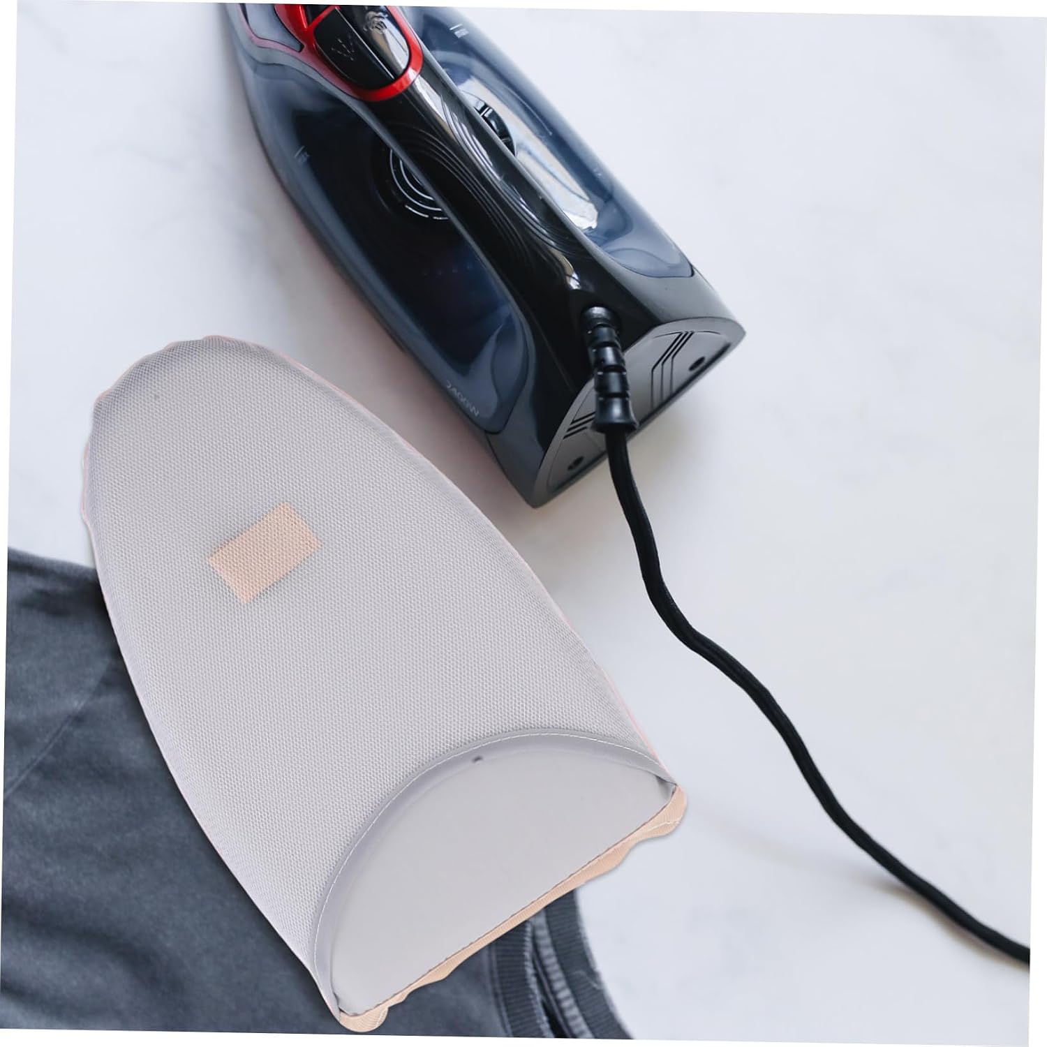 1 Pair Mini Ironing Board with Heat Resistant Gloves for Handheld Steamers Portable Garment Steamer Accessories for Easy Ironing and Care