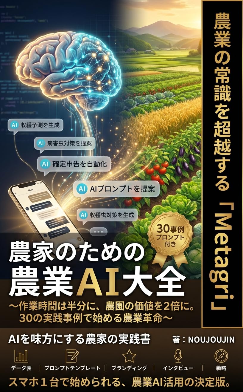 農業の常識を超越する「Metagri」: 農家のための農業AI大全 Metagriシリーズ