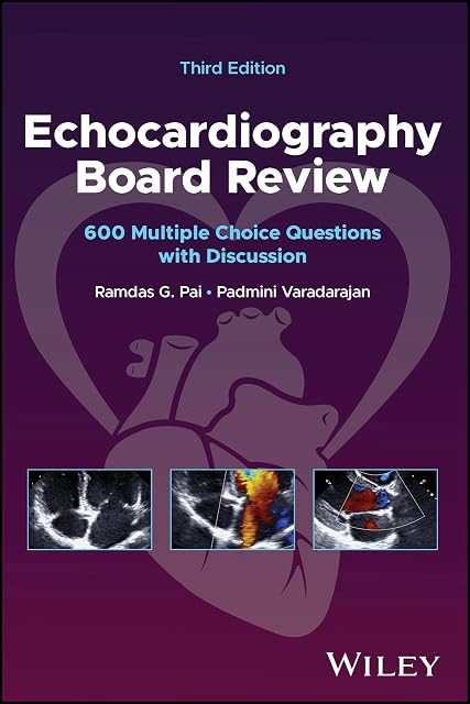 Portada de Echocardiography Board Review: 600 Multiple Choice Questions with Discussion