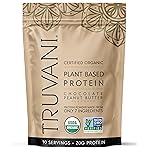 Truvani Vegan Pea Protein Powder | Chocolate Peanut Butter | 20g Organic Plant Based Protein | 10 Servings | Keto | Gluten & Dairy Free | Low Carb | No Added Sugar
