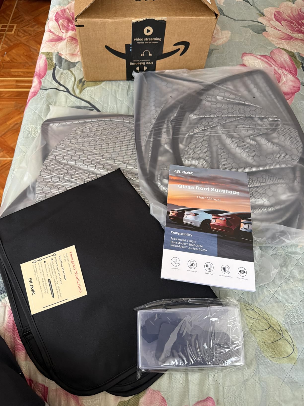 Tesla Model Y Juniper Sunshades (2 pcs) | Graphene Sunscreen | Glass Roof (2025-2026)