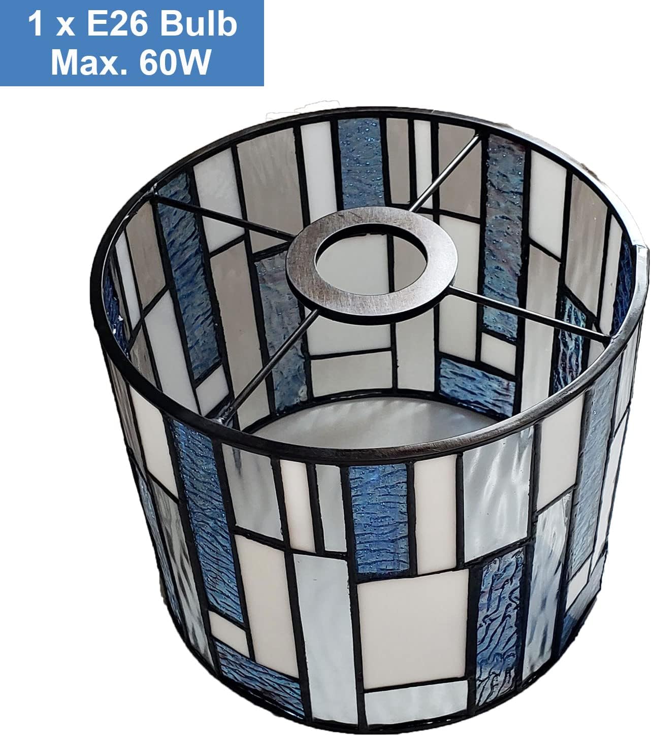 Hоt Dеаlѕ ARTZONE Tiffany Pendant Light 8 Wide Stained Glass Hanging Lamp for Kitchen Island Dining Room