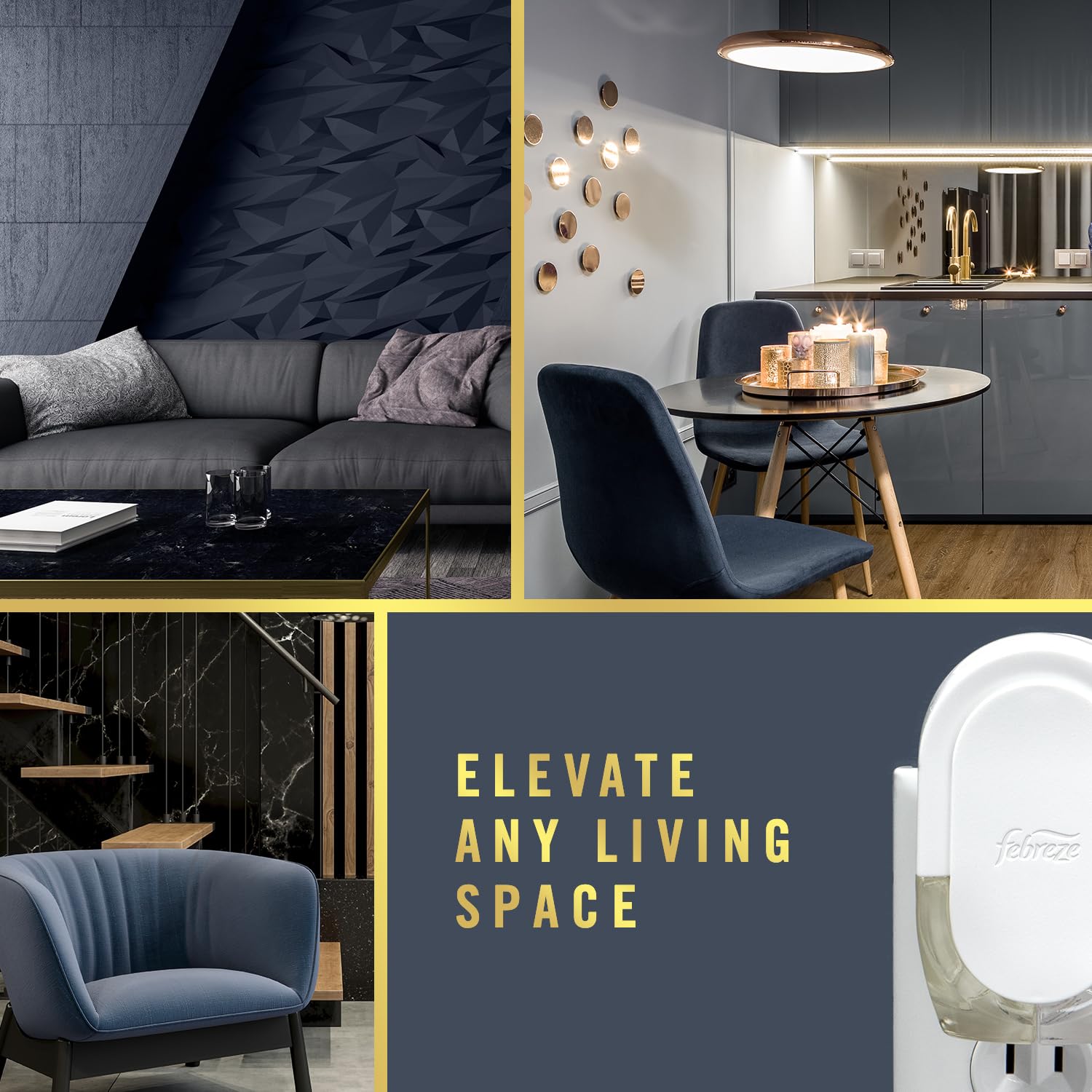 Generic Febreze Fade Defy Plug Air Freshener & Odor Fighter - Mountain - 0.87 fl oz/2pk, Purple