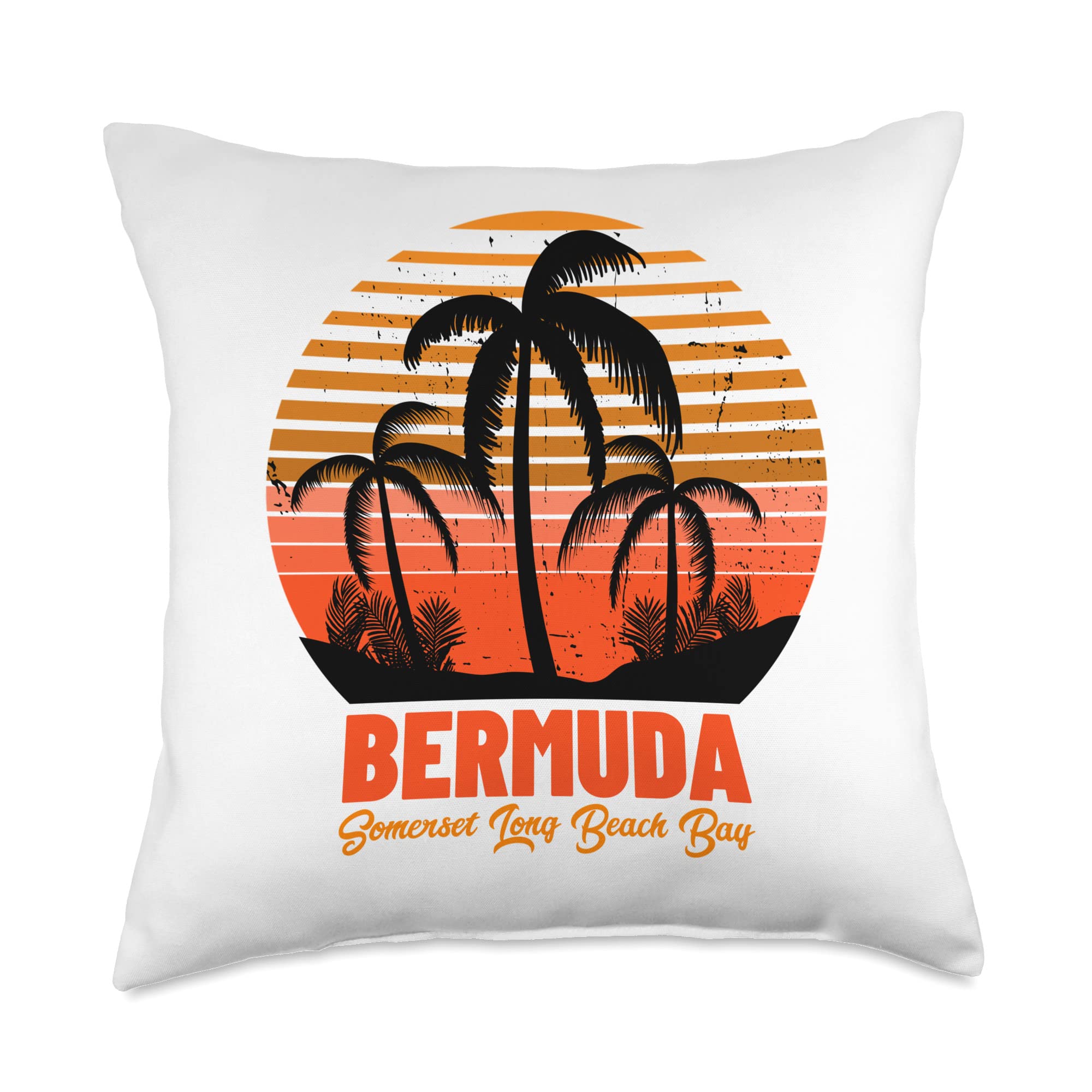 Somerset Long Beach Bay Bermuda Throw Pillow, 18x18, Multicolor