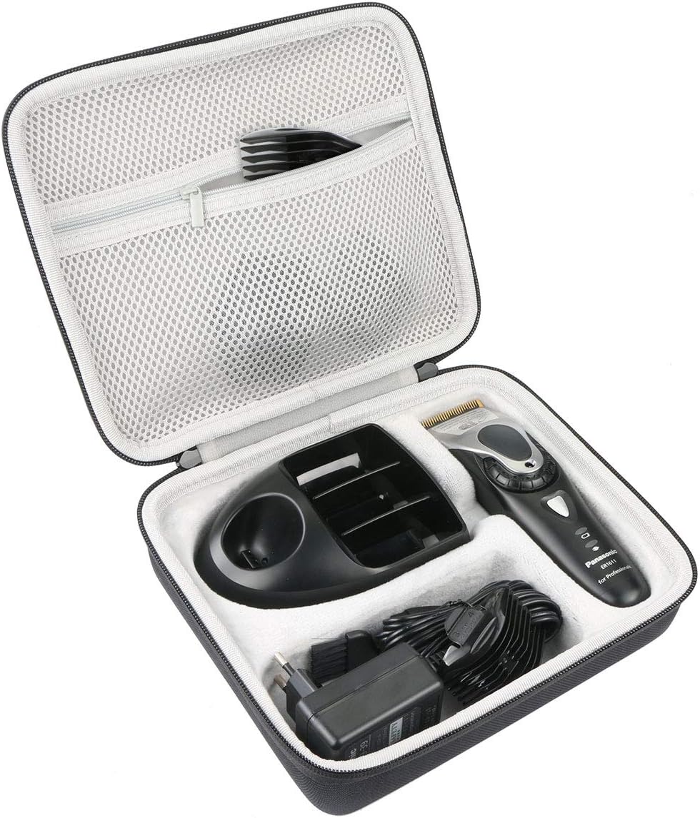 Khanka Hard Storage Case for Panasonic ER-1611/ER-1611-K ER-DGP72 Professional Hair Clipper.(case only)