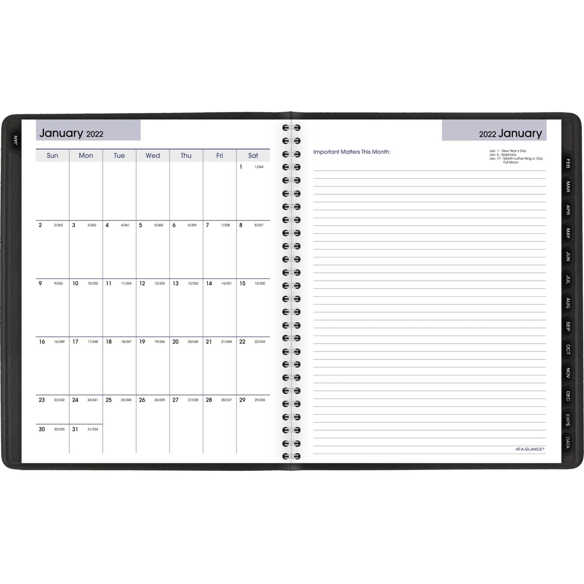 2022 Weekly & Monthly Planner Refill For AT-A-GLANCE Botswana - View #4