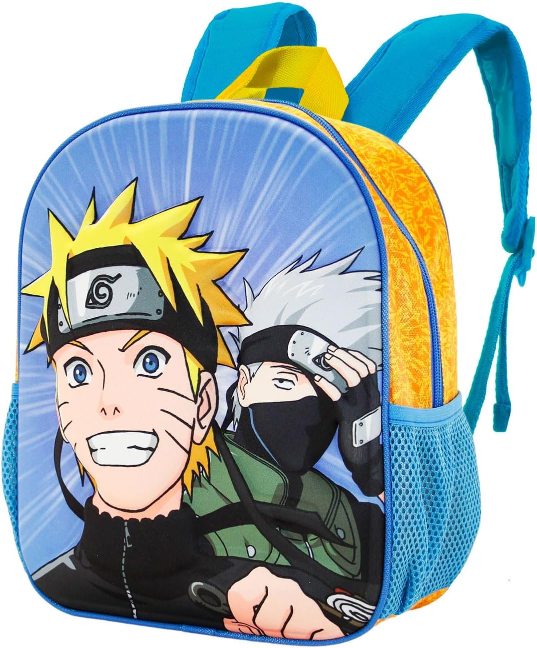 Naruto Naruto Clan-Small 3D Backpack, Blue, Blue, One Size, Small 3D Backpack Naruto Clan