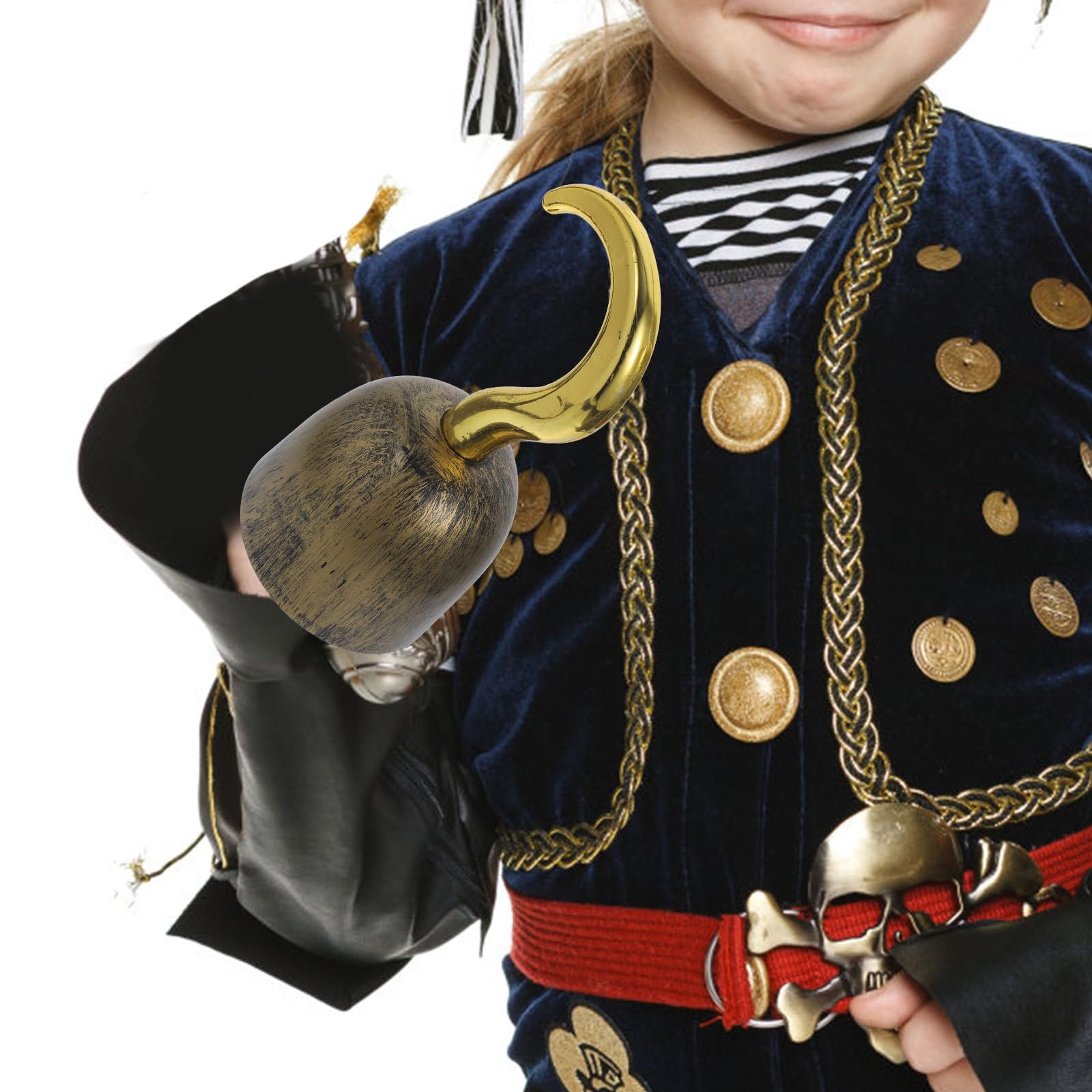 OFFSCH Pirate Hook Prop for Halloween Party Costume Lightweight Portable Role-Playing Accessory for Themed Events and Performances Premium Quality Design - Image 4