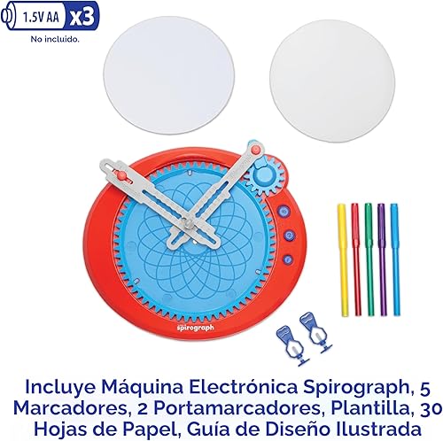 Miniatura 2 de Máquina Eléctrica Spirograph - Artes y Manualidades, Juguetes para Niños, Suministros de Arte, Suministros de Manualidades, Juego de Dibujo, Arte