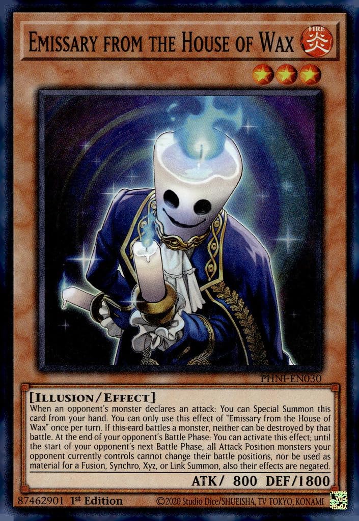 Amazon.com: YU-GI-OH! Emissary from The House of Wax - PHNI-EN030