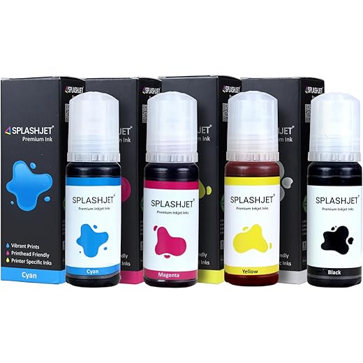 Splashjet Compatible Refill Ink Set 70gm x 4