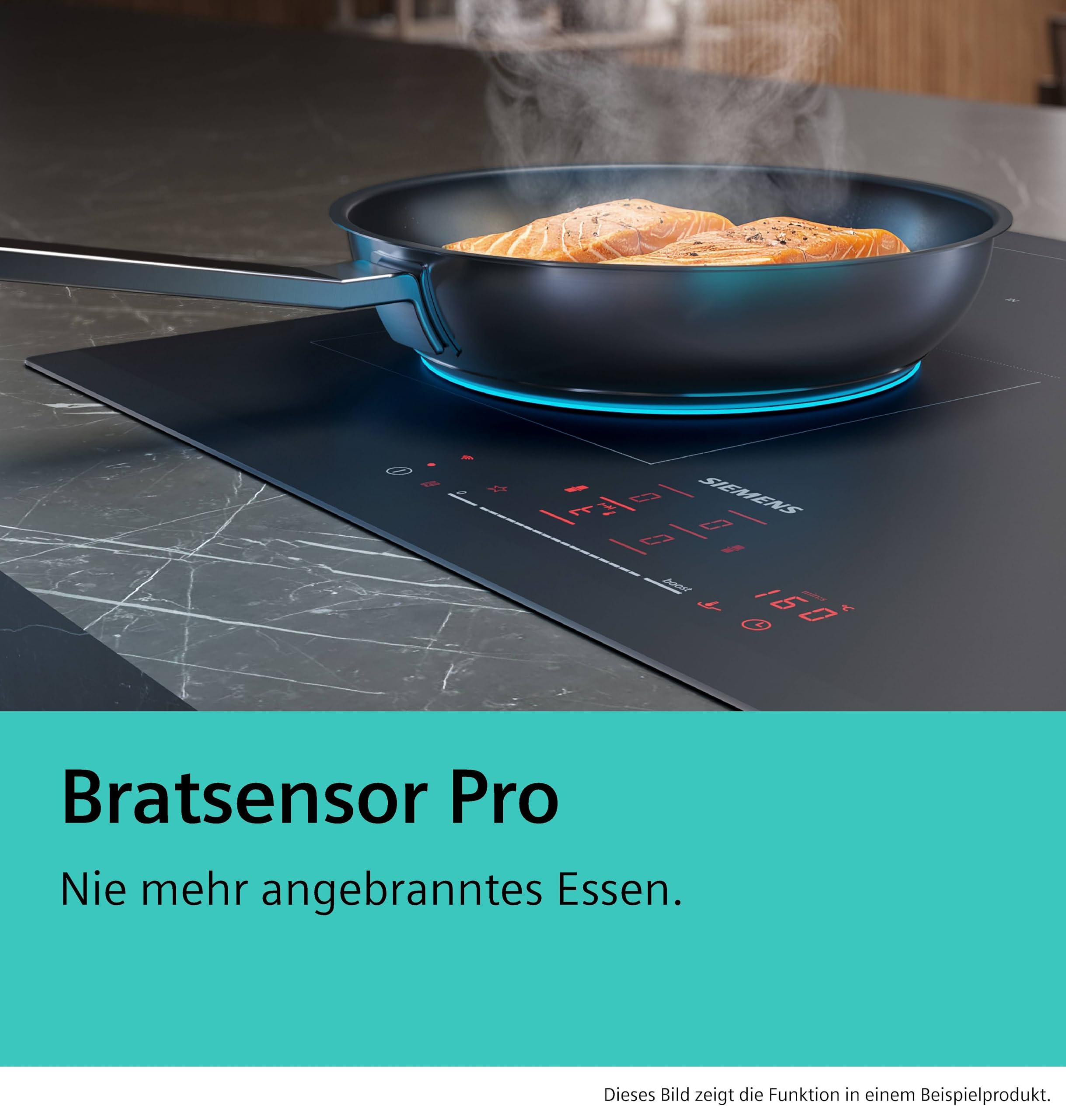 Siemens iQ700 Smartes Induktionskochfeld 80 cm Mattschwarz EX81AHVC1E