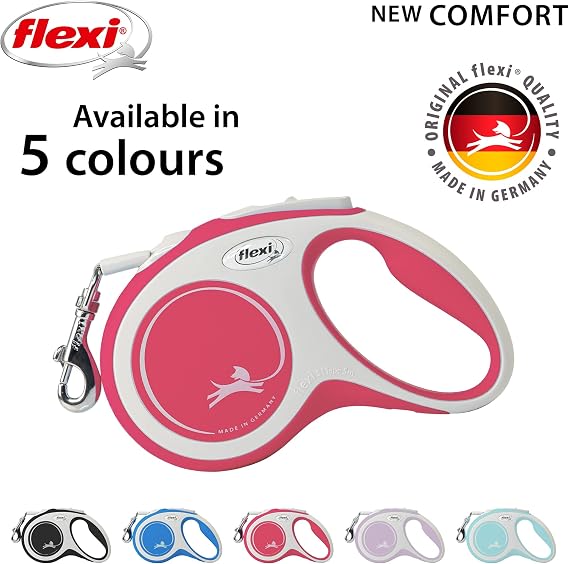 Flexi New Comfort 5 m Şerit Small Otomatik Köpek Tasması