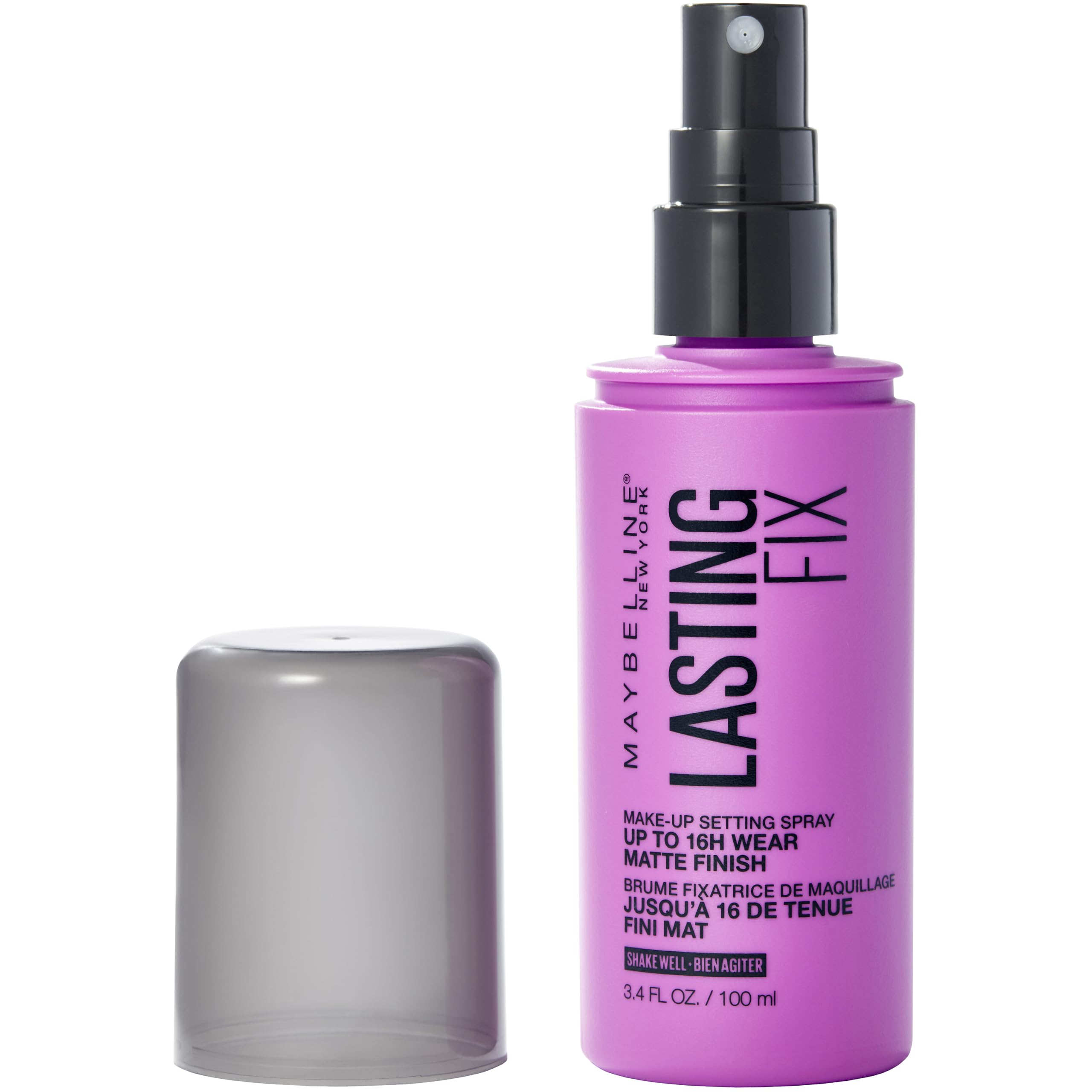 Maybelline New York Fixier-Spray, Lasting Fix Make-Up Setting Spray, Mattierend und langanhaltend, Transparent – Ansicht 2