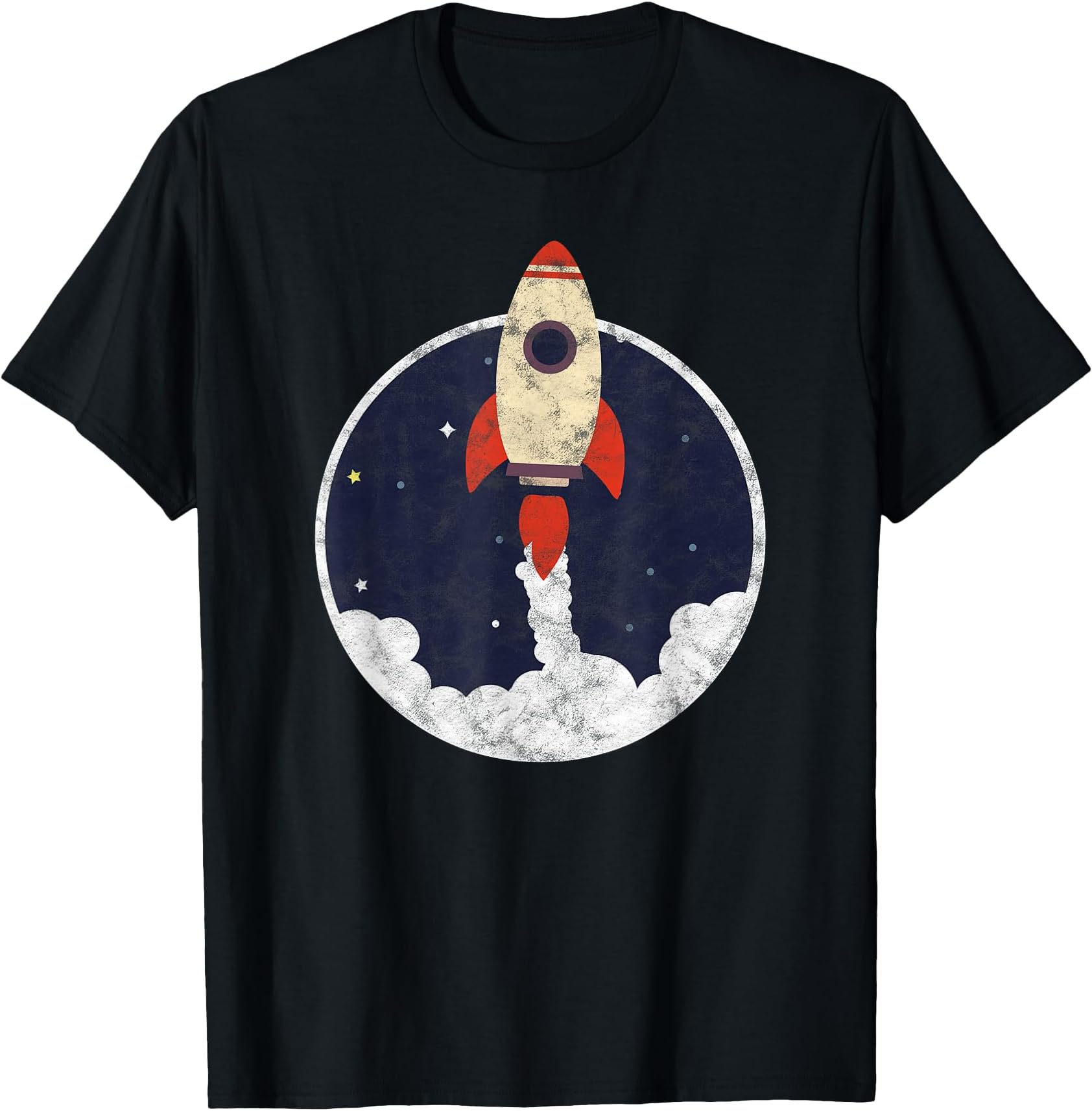Space Shuttle Cute Little Rocket Spaceship Astronaut T-Shirt
