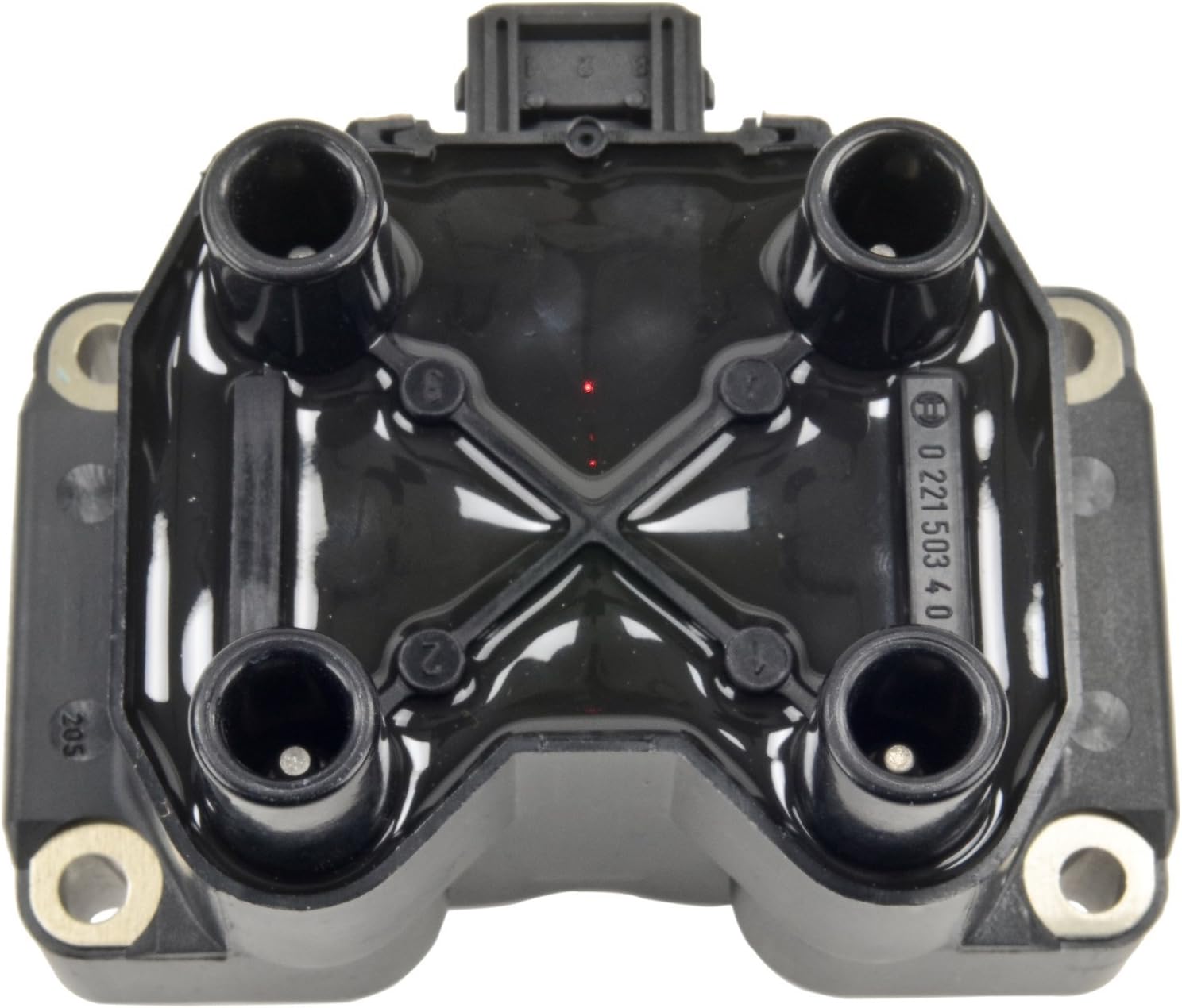 BOSCH 0221503407 Original Equipment Ignition Coil - Compatible with Select Ferrari 348, F355, F355 Berlinetta, F355 GTS, F355 Spider, Mondial T; Land Rover Discovery, Range Rover