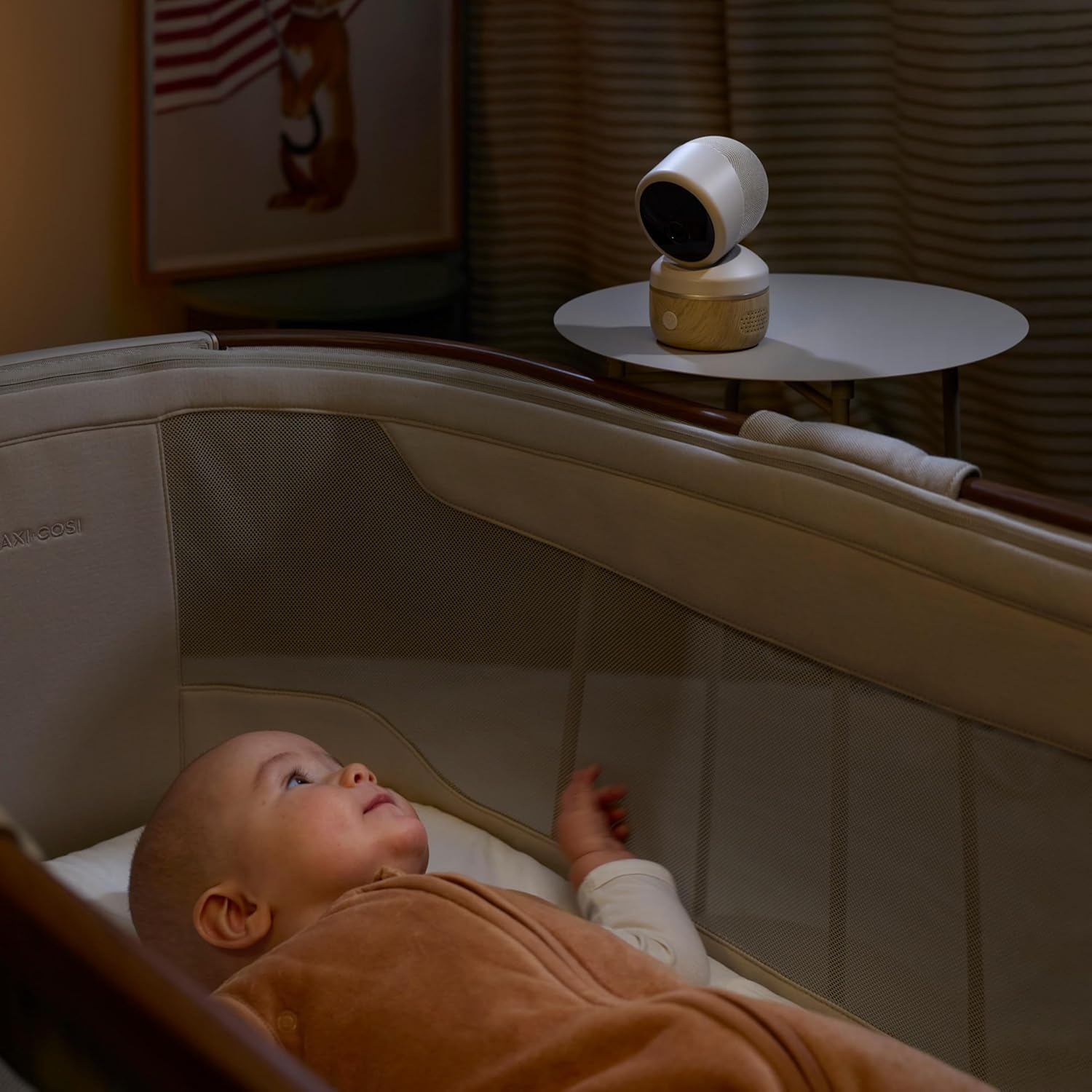 Maxi Cosi See2 Plus Baby Monitor Video, Audio e Visione Notturna, Connettività App, CryAssist, Video Ultra HD (2K), Display 5.5’’, Termometro e Igrometro, Parte di Maxi-Cosi Connected Home