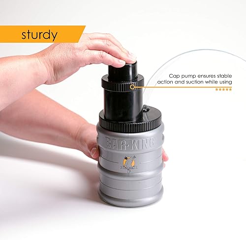 Miniatura 5 de No funcionará con barriles estándar. Solo para sistemas de preparación casera (Ball-Lock). El kit de limpieza casero actualizado de Bar King tiene