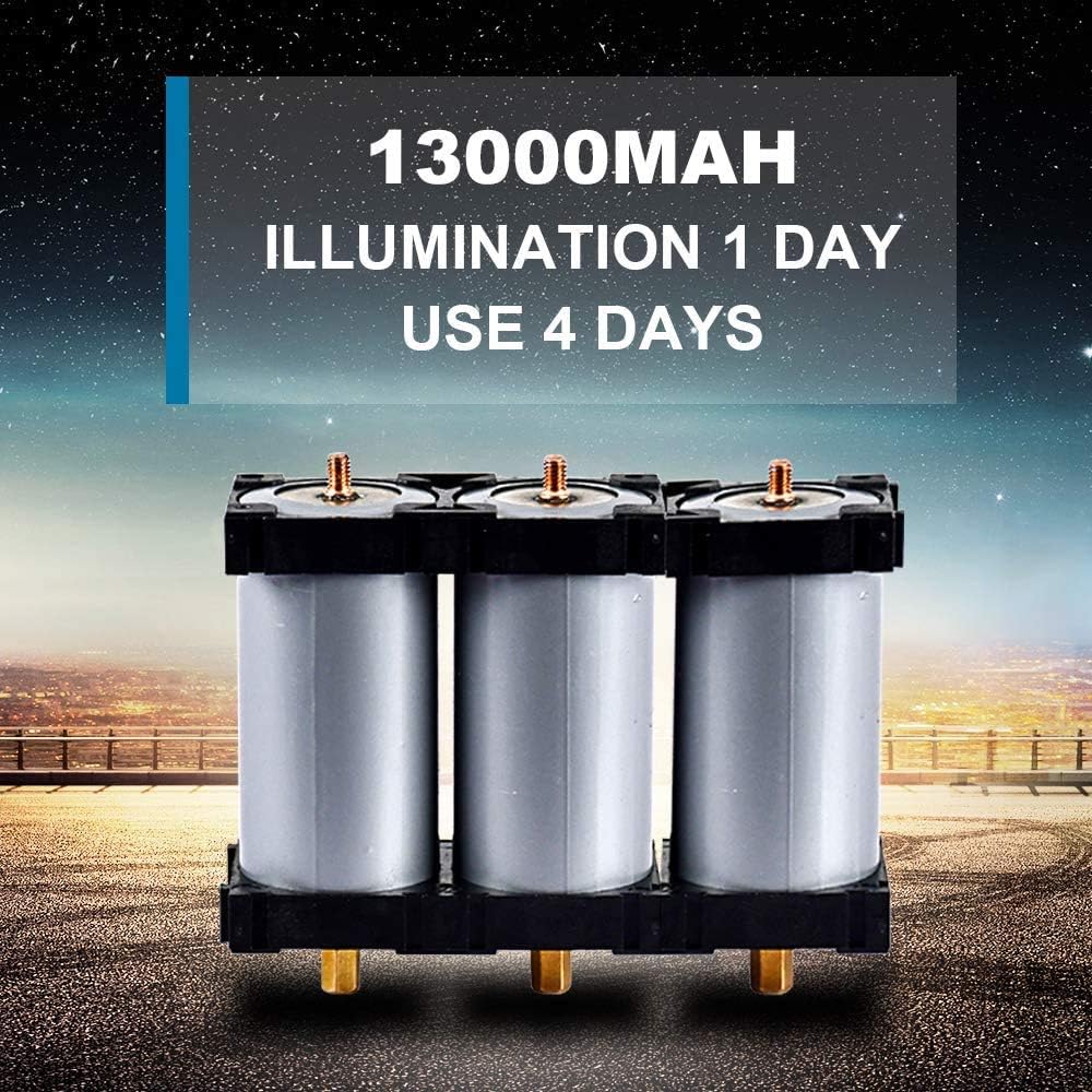 Promo 40% OFF Solar Garden Light - Super-Bright 1500 Lumens - NO-Wire Installation Outdoor Solar Landscape Lights for Villa Lawn Patio Yard All-Weather/Water-Resistant