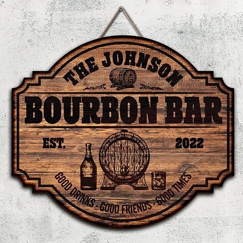 Miniatura 8 de V VIBEPY Letrero impreso por todas partes, letrero de bar, decoraciones de bar, letrero de bar personalizado, letrero de barra de bienvenida,