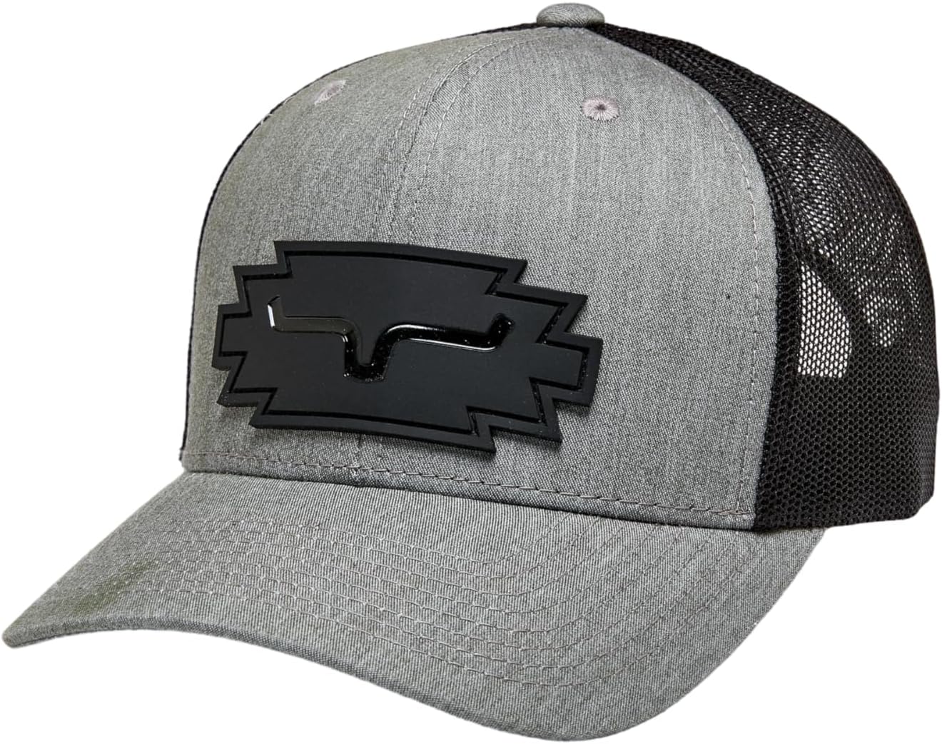 Kimes Ranch Unisex Jerico Hat – Mid-Profile Snapback with Silicone Patch