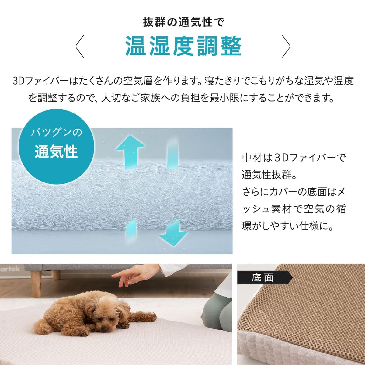 エムール ペットマット ベッド 介護 犬 XLサイズ ベージュ 3Dファイバー Amazon | エムール 3D Fiber ペットマット 犬 ベッド 介護 洗える