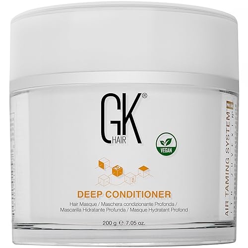 GK HAIR Global Keratin Deep Conditioner Masque 705 Fl Oz200 g Intense Hydrating Repair Treatment Mask for Dry Damaged Color Treated Frizzy Hair